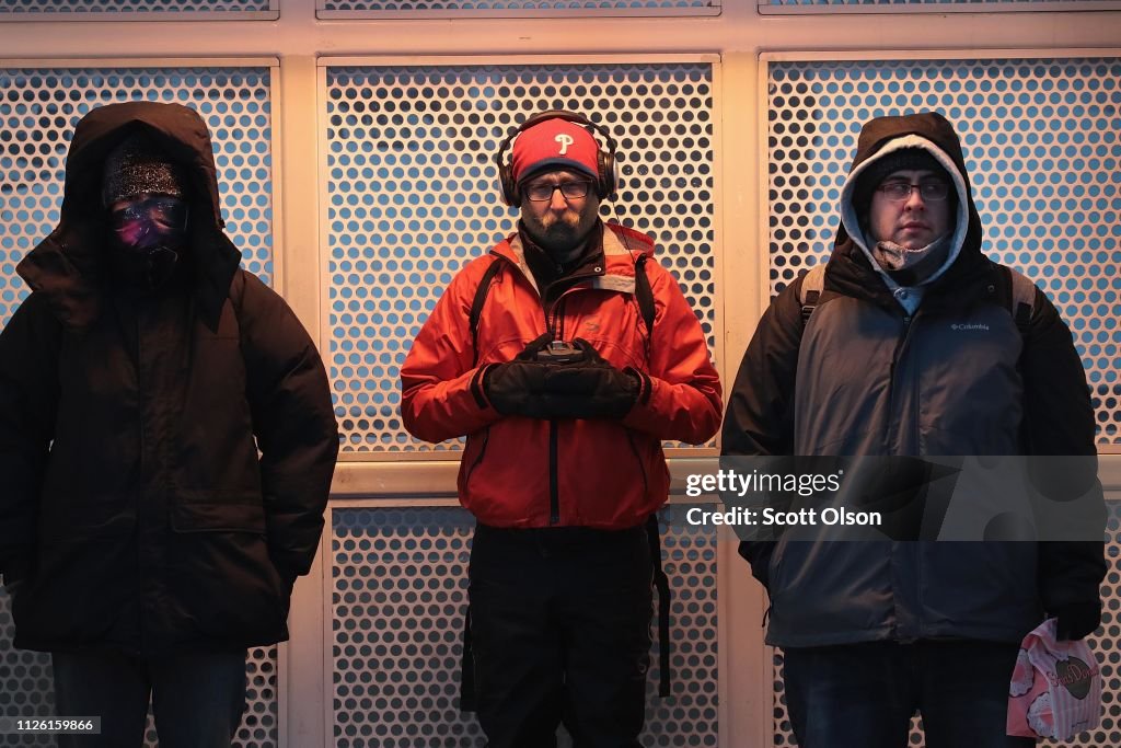 Polar Vortex Brings Extreme Cold Temperatures To Chicago