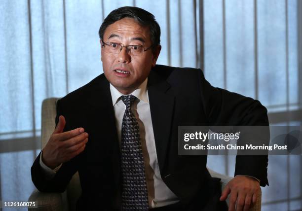 Peng Huaisheng, Executive Director & CEO of Chinalco Mining Corp International, poses for a photo. 24APR14