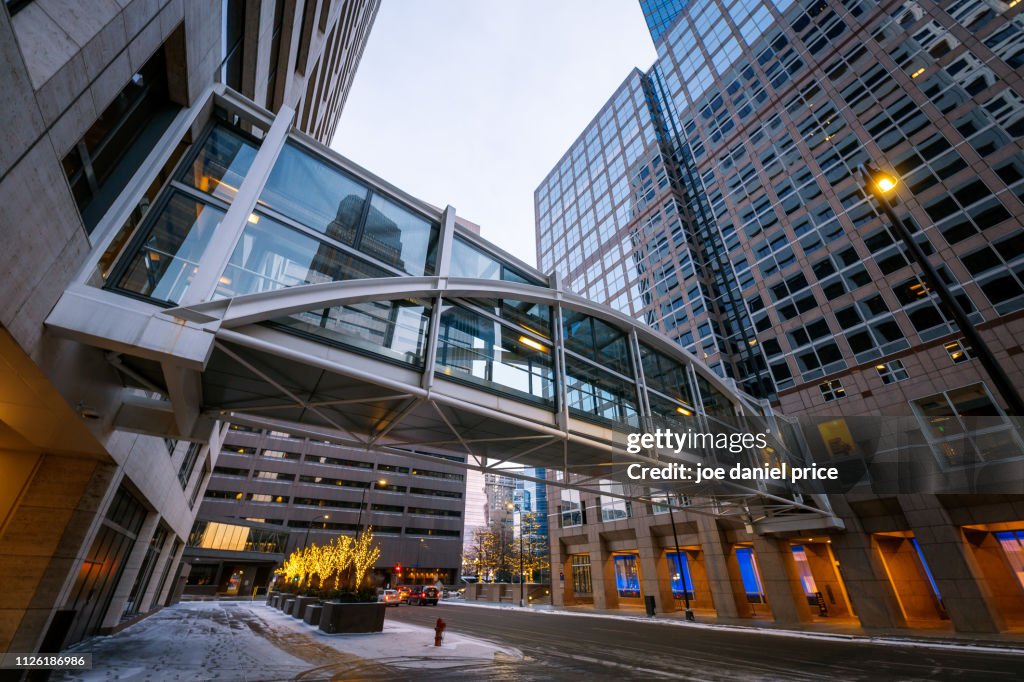 Elevated Walkway, Minneapolis, Minnesota, America