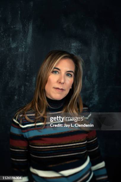 Director Amy Berg, from 'This is Personal' is photographed for Los Angeles Times on January 27, 2019 at the 2019 Sundance Film Festival, in Salt Lake...