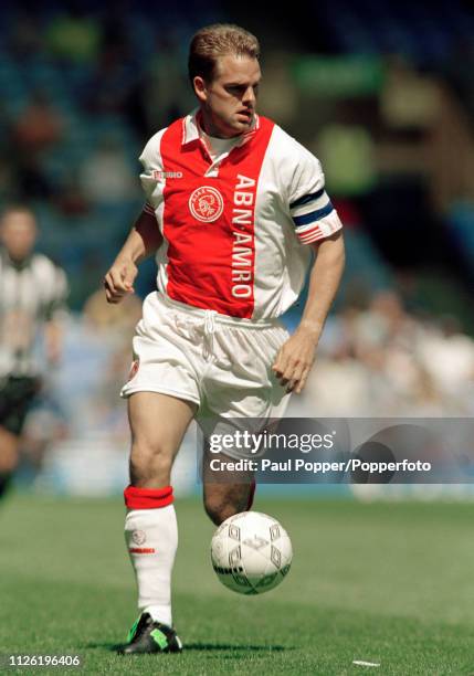 Frank de Boer of Ajax in action during the Umbro International Tournament match between Ajax and Newcastle United at Goodison Park on July 27, 1997...