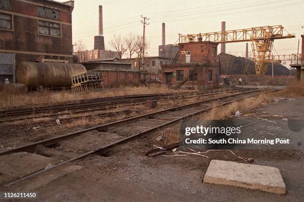 An abandoned State Enterprise factory in the northeastern Chinese city of Shenyang , China. The city has suffered heavy restructuring and...