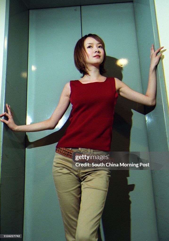 Japanese actress Asuka Higuchi, who works in Hong Kong, is pictured at Prosperous Centre, Tsim Sha Tsui.