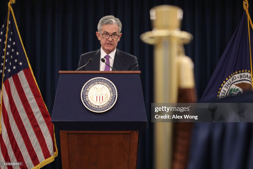Fed Chairman Jerome Powell Holds News Conference After Interest Rate Announcement