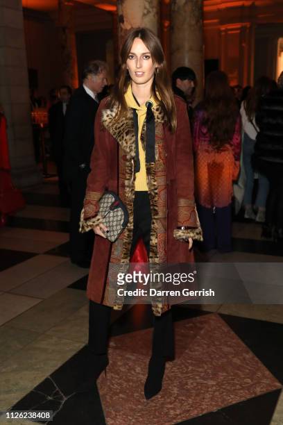 Alice Manners attends the 'Christian Dior: Designer Of Dreams' exhibition at the V&A opening private view on January 30, 2019 in London, England.