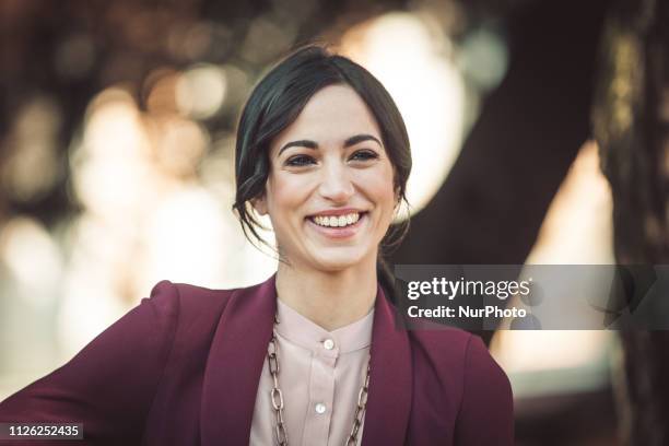 Cristina Pelliccia attends a photocall for Netflix &quot;Suburra&quot; The Series, season 2 at Casa del Cinema on February 20, 2019 in Rome, Italy.