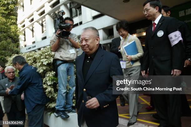 Cheif Executive Tung Chee Hwa Photos and Premium High Res Pictures
