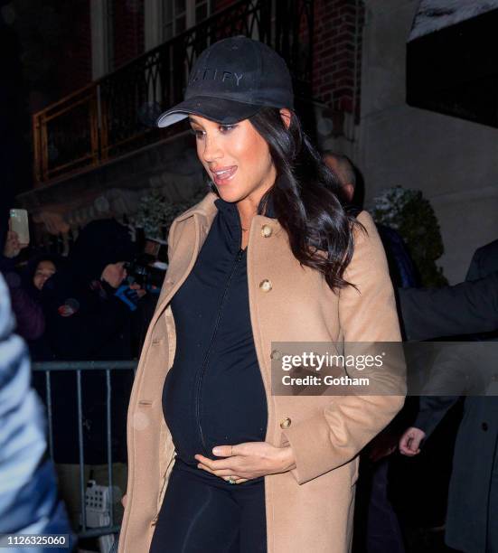 Meghan, Duchess of Sussex is seen on February 20, 2019 in New York City.