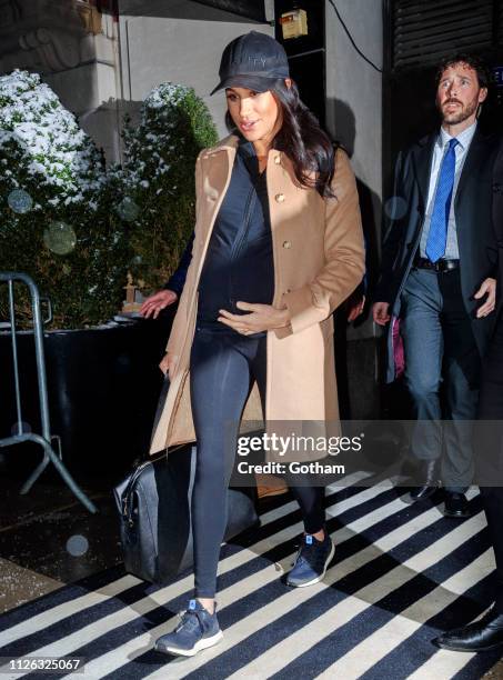 Meghan, Duchess of Sussex is seen on February 20, 2019 in New York City.