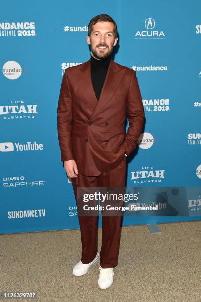 Gwilym Lee attends the "Top End Wedding" Premiere during the 2019 Sundance Film Festival at Eccles Center Theatre on January 30, 2019 in Park City,...