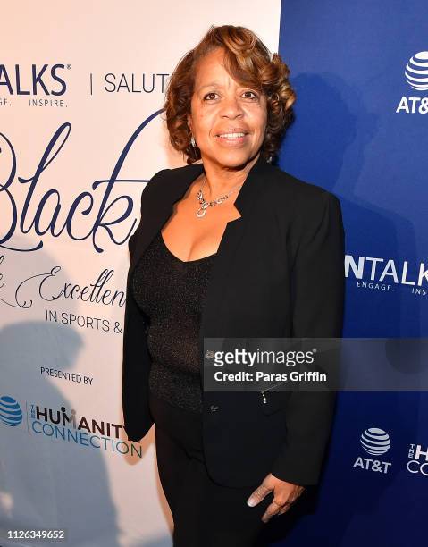 Roberta Shields attends ICON TALKS Salutes Presents Black Male Excellence In Sports & Entertainment at Four Seasons Atlanta on January 30, 2019 in...