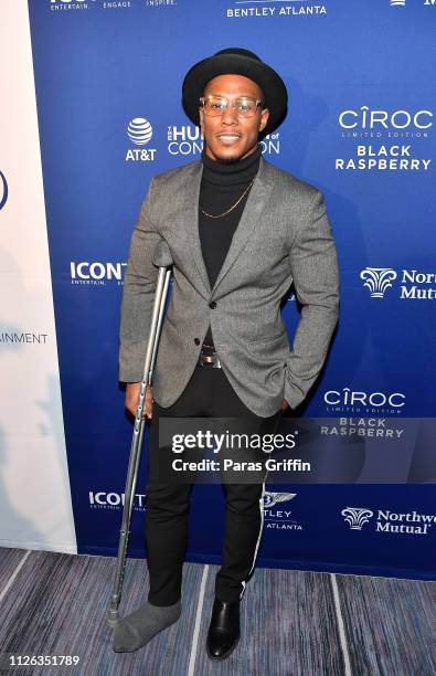 Actor Mike Merrill attends ICON TALKS Salutes Presents Black Male Excellence In Sports & Entertainment at Four Seasons Atlanta on January 30, 2019 in...