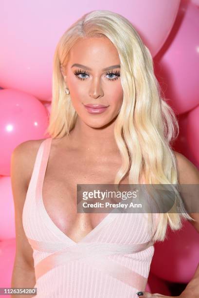 Gigi Gorgeous attends Anastasia Karanikolaou For Oh Polly Valentine's Day Launch at Poppy on January 30, 2019 in Los Angeles, California.