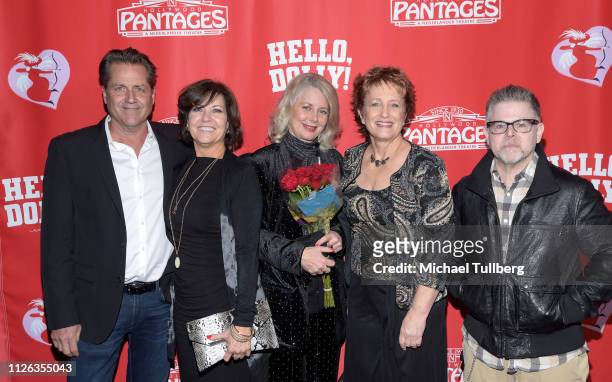Eight Is Enough" actors Jimmy Van Patten, Connie Needham, Dianne Kay, Laurie Walters and Adam Rich attend the Los Angeles premiere of the musical...