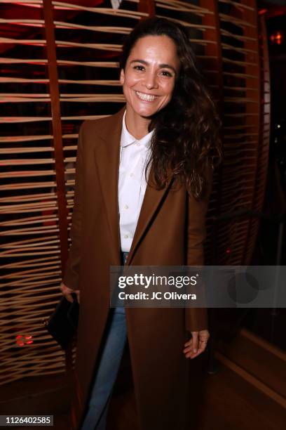 Actress Alice Braga attends the premiere of Columbia Pictures' 'Miss Bala' after party on January 30, 2019 in Los Angeles, California.