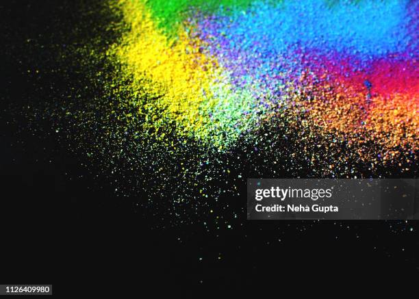 Rainbow Powder Explosion Photos and Premium High Res Pictures - Getty ...