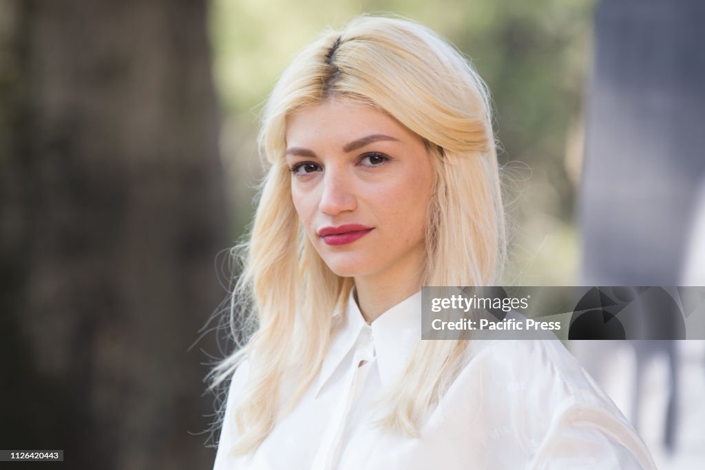Carlotta Antonelli during the photocall in Rome of the...