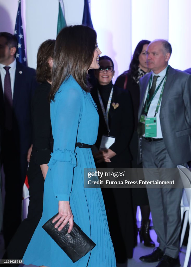 Queen Letizia of Spain Attends Ibedrola Foundation Scholarships