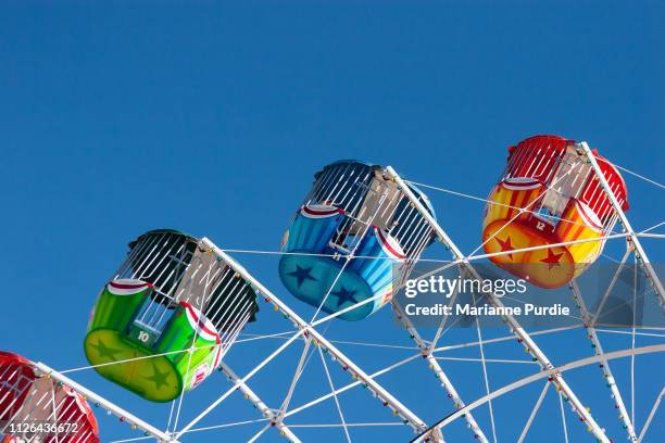 part of a ferris wheel - brisbane wheel stock pictures, royalty-free photos & images