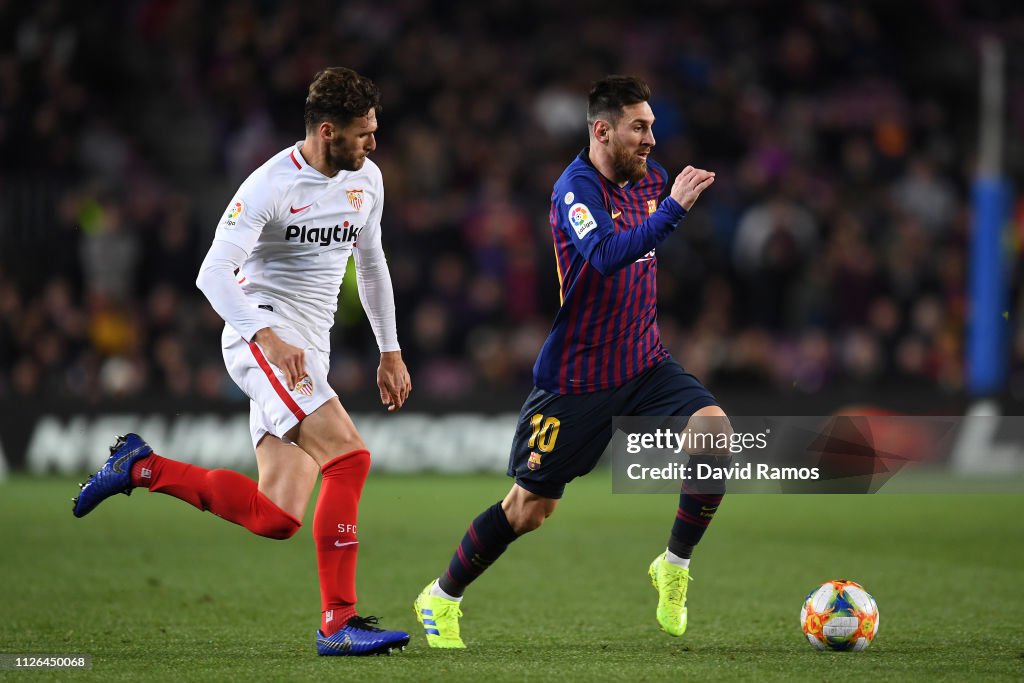 FC Barcelona v Sevilla - Copa del Rey Quarter Final