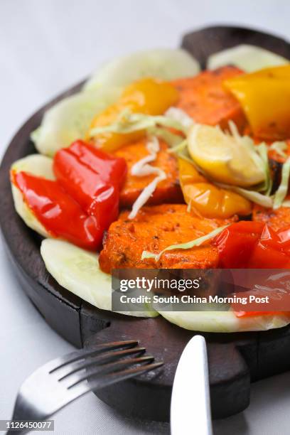 Paneer tikka at Khana Khazana restaurant in Wan Chai. 13AUG14 [28AUGUST2014 LEAD FEATURE 1 48HRS]