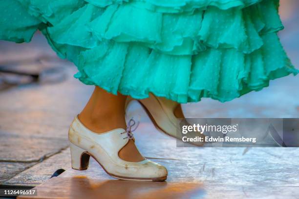 flamenco dancer - dancing feet stock pictures, royalty-free photos & images