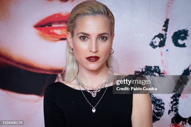 Actress Ana Fernandez presents "Por Arte Al Amor" collection by "Unode50" on January 31, 2019 in Madrid, Spain.