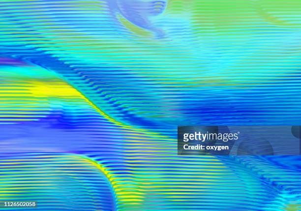 fluid color shapes. abstract colorful background: yellow to ufo green - yellow smoke stock pictures, royalty-free photos & images
