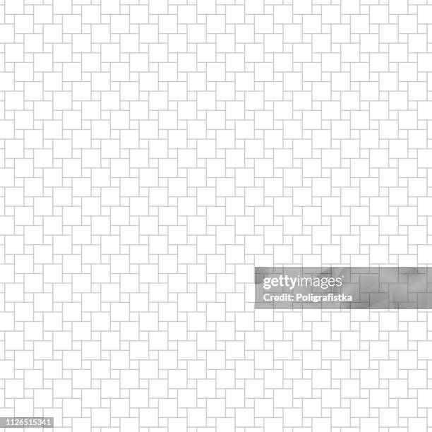 abstract seamless background pattern - gray wallpaper black and white - vector illustration - bricks isolated stock illustrations