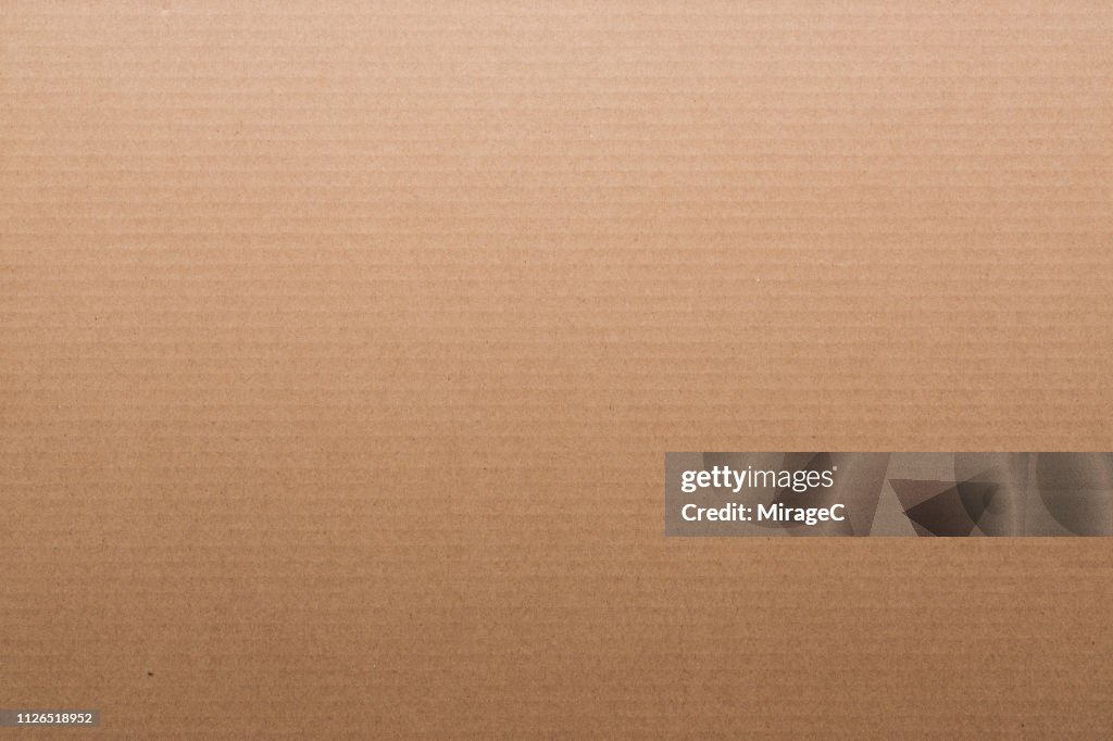 Brown Corrugated Cardboard