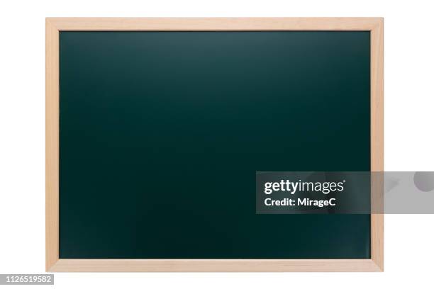 green blackboard on white - chalkboard china stock pictures, royalty-free photos & images