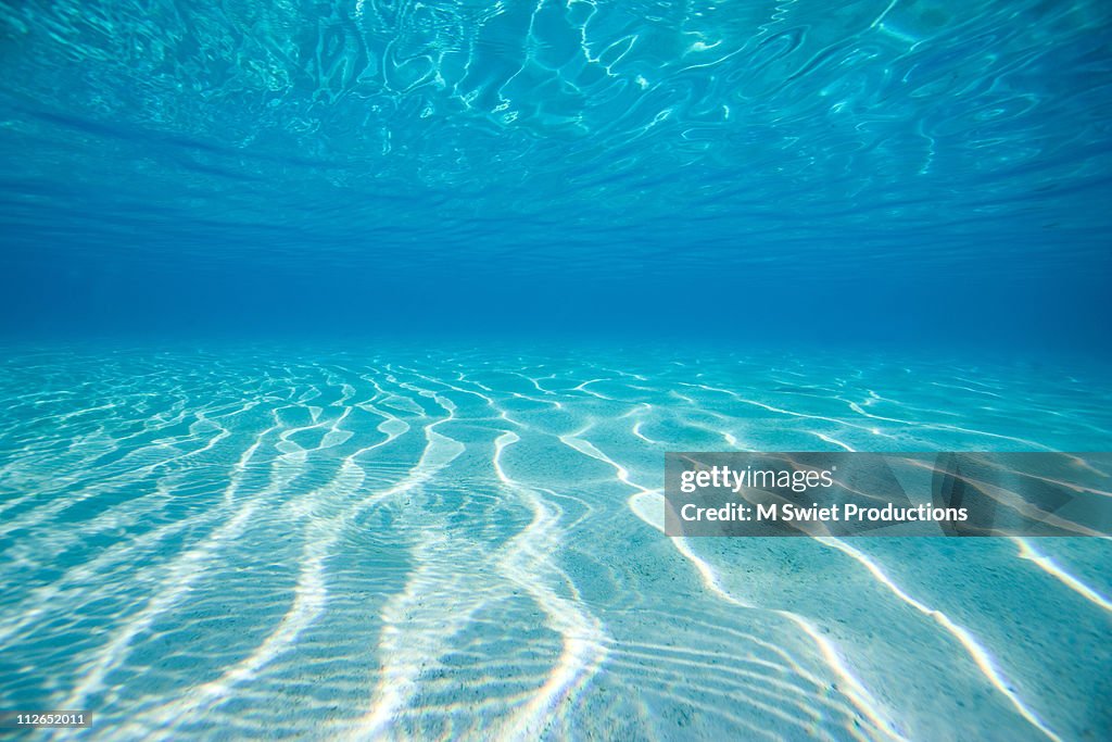 Underwater ripple pattern