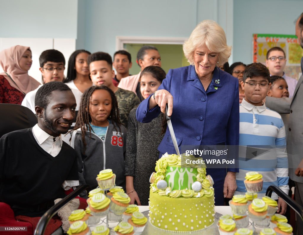 The Duchess Of Cornwall Visits WellBeing Hub In Ilford