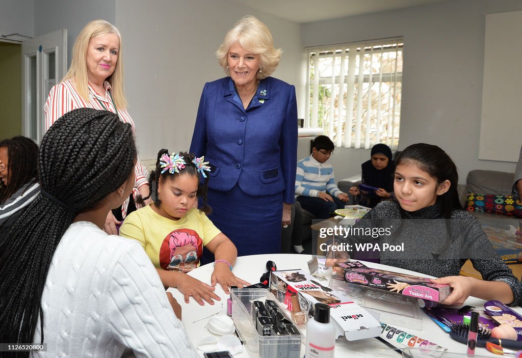 The Duchess Of Cornwall Visits WellBeing Hub In Ilford