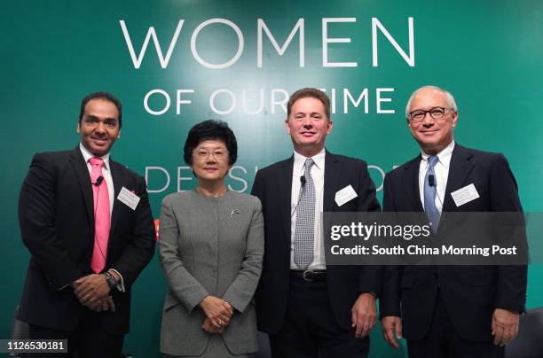 Anthony Rose, founder chairman and CEO of the House of Rose Professional; Chairperson of the Women's Commission Stella Lau; Nick Marsh, Managing...