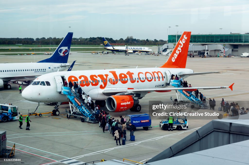 Einem EasyJet Flug