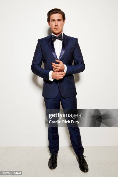 Chris Lowell attends the 21st Costume Designers Guild Awards x Getty Images Portrait Studio presented by LG V40 ThinQ on February 19, 2019 in Beverly...