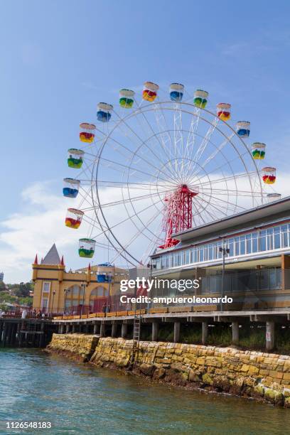 sydney - luna park sydney stockfoto's en -beelden