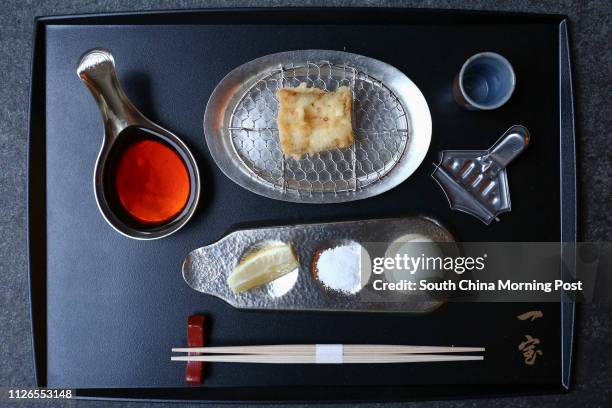 Anago tempura from Ippoh Tempura Restaurant on Aberdeen Street in..., News Photo