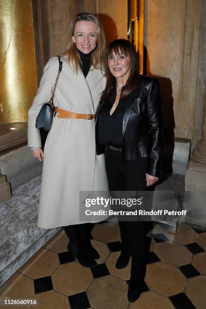 Louis Vuitton's executive vice president Delphine Arnault and Creator of the 'Numero magazine' Babeth Djian attend the Party for the 200th Issue...