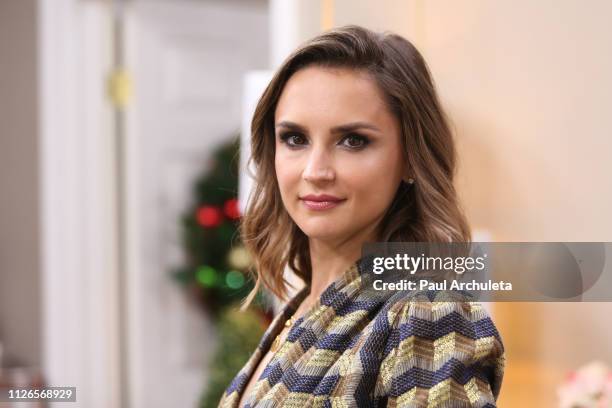 Actress Rachel Leigh Cook visits Hallmark's "Home & Family" at Universal Studios Hollywood on January 31, 2019 in Universal City, California.