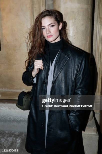 Actress Christa Theret attends the Party for the 200th Issue Numero, at Restaurant RAN on January 31, 2019 in Paris, France.