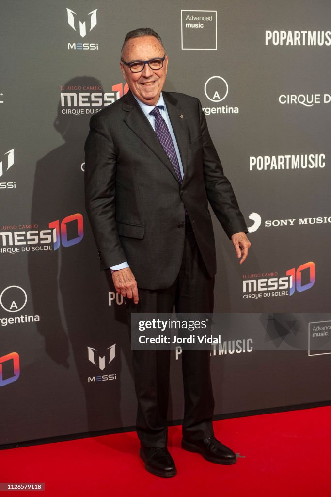 'Cirque Du Soleil Inspired By Leo Messi' Premiere in Barcelona