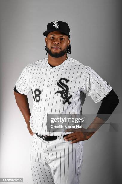 Alex Colome of the Chicago White Sox poses for a portrait on photo day at Camelback Ranch on February 21, 2019 in Glendale, Arizona.