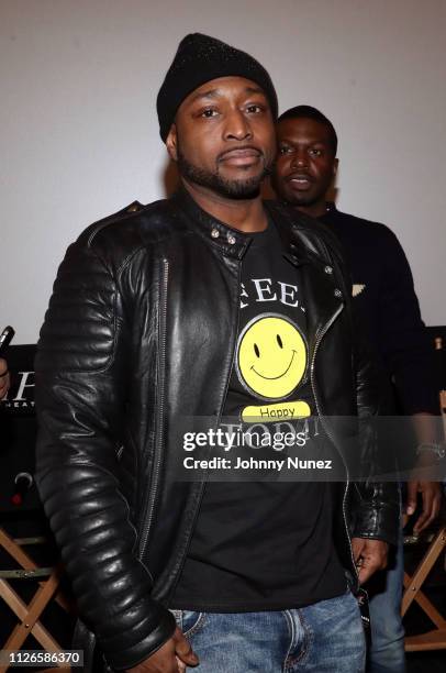 Freekey Zekey and Brian 'B.Dot' Miller attend "The Diplomats" New York premiere at iPic Theater on February 20, 2019 in New York City.