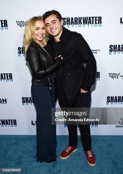 Hayden Panettiere and Jansen Panettiere arrive at a screening of Freestyle Releasing's "Sharkwater Extinction" at the ArcLight Hollywood on January...