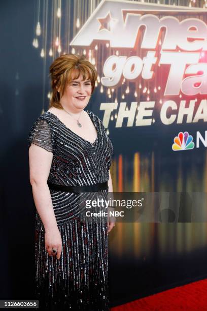 The Champions Results Finale" Episode 107 -- Pictured: Susan Boyle --