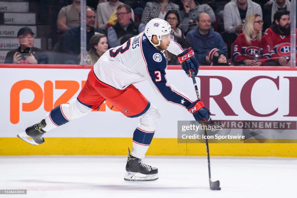 NHL: FEB 19 Blue Jackets at Canadiens