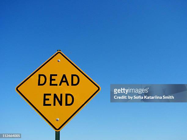 sign board - dead end stock-fotos und bilder
