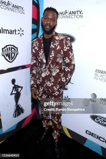 Kofi Siriboe attends the 2019 Essence Black Women in Hollywood Awards Luncheon at Regent Beverly Wilshire Hotel on February 21, 2019 in Los Angeles,...